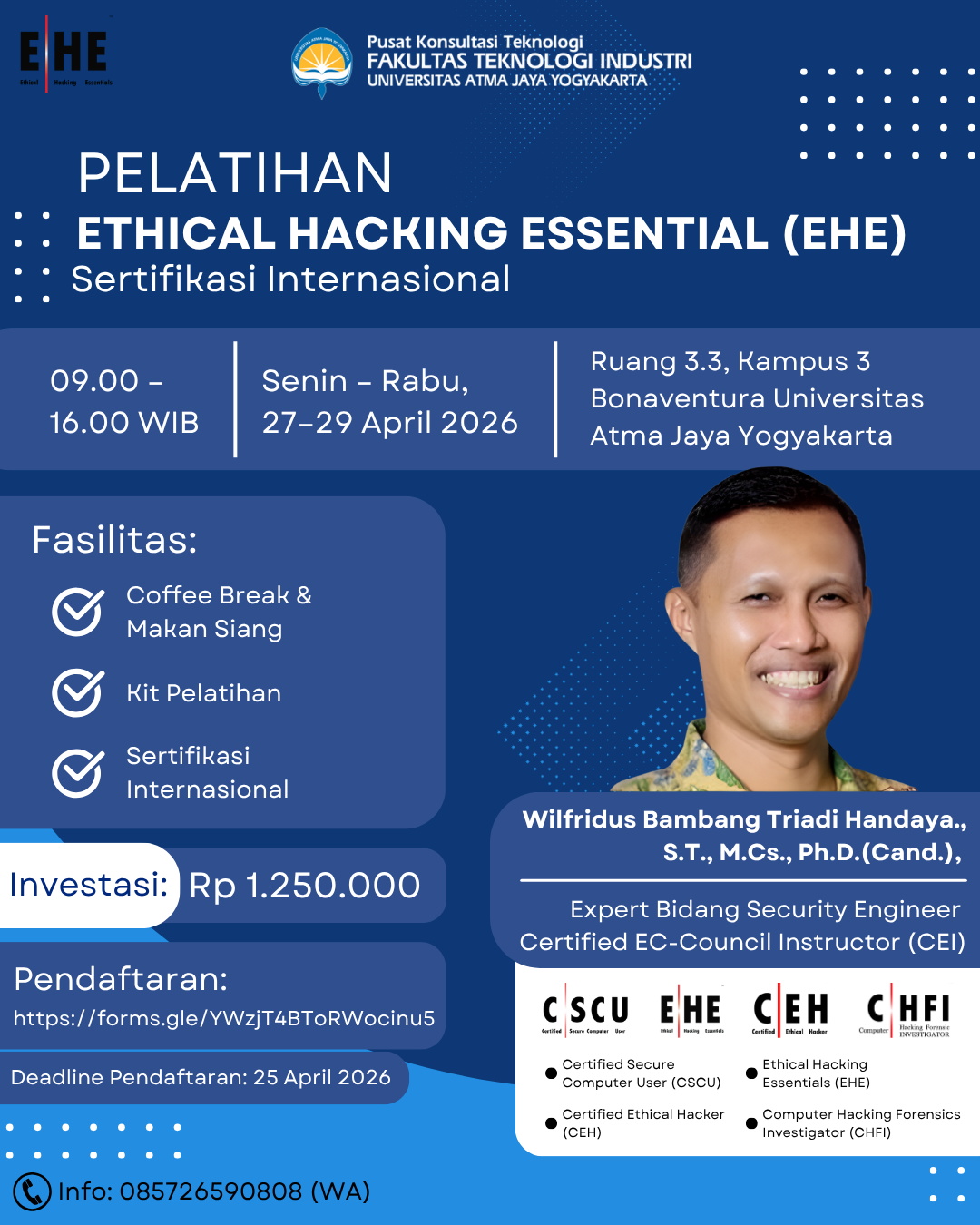 Pelatihan Ethical Hacking Essential (EHE)